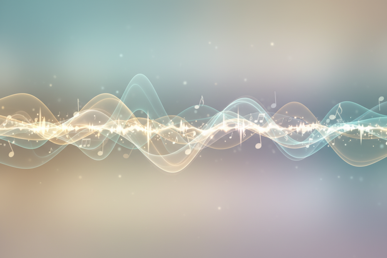 Abstract Serene Music Therapy Hero